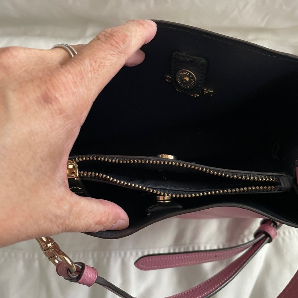 Coach Pink Bucket Bag